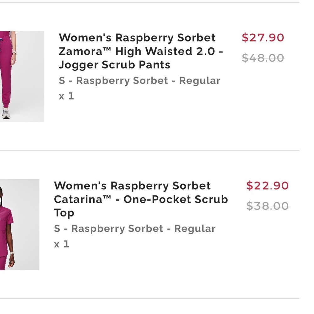 Figs Women's Scrub Set, Size Small - Picture 7 of 7